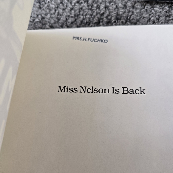 Vintage 1982 1987 Miss Nelson Is Missing Books Cassette Read A Long Books Retro - Picture 7 of 10